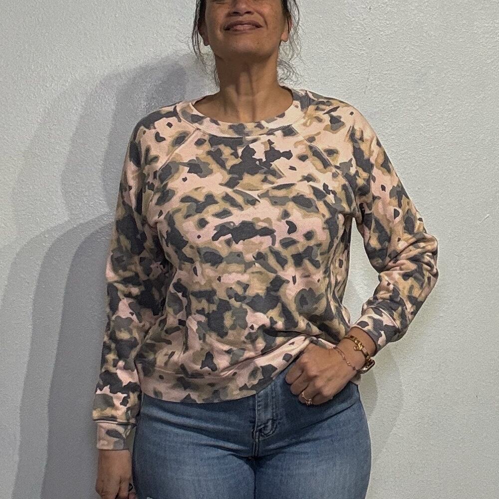 Wildfox Sommers Multicolor Tortoise Shell Pullover Sweater Sz S NWT